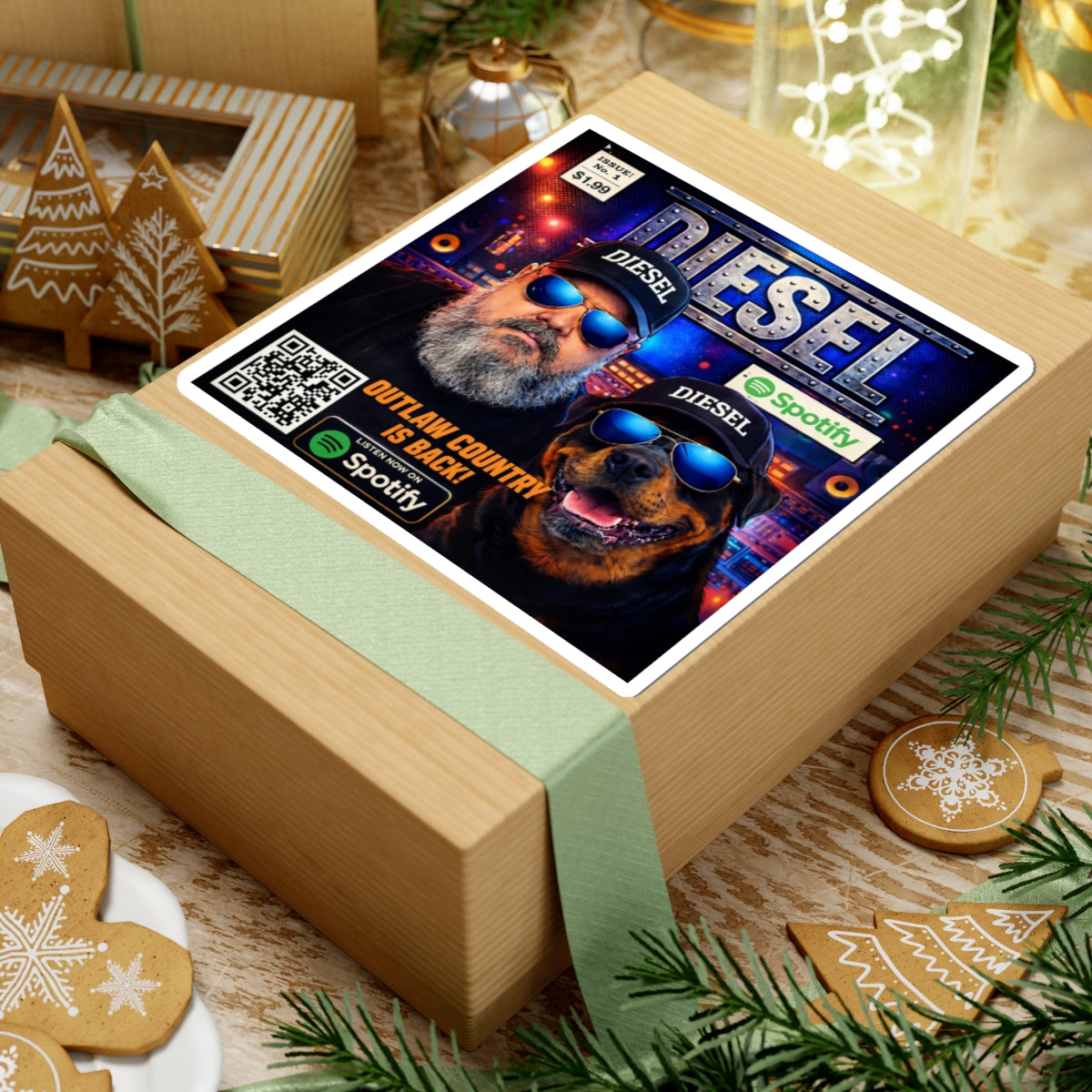 Diesel Issue No. 1 – Outlaw Country Is Back! Official QR Code Sticker