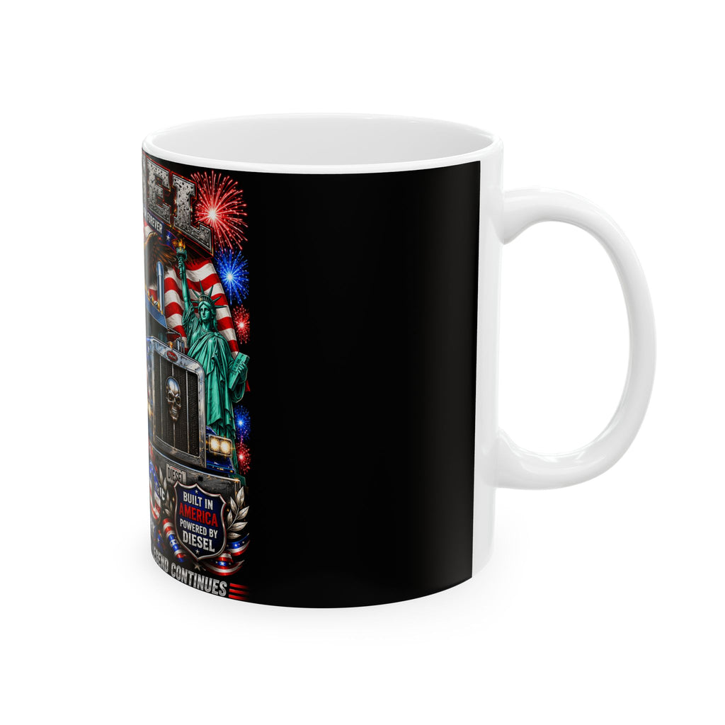 Diesel™ America 250 Coffee. Ceramic Mug, (11oz, 15oz)