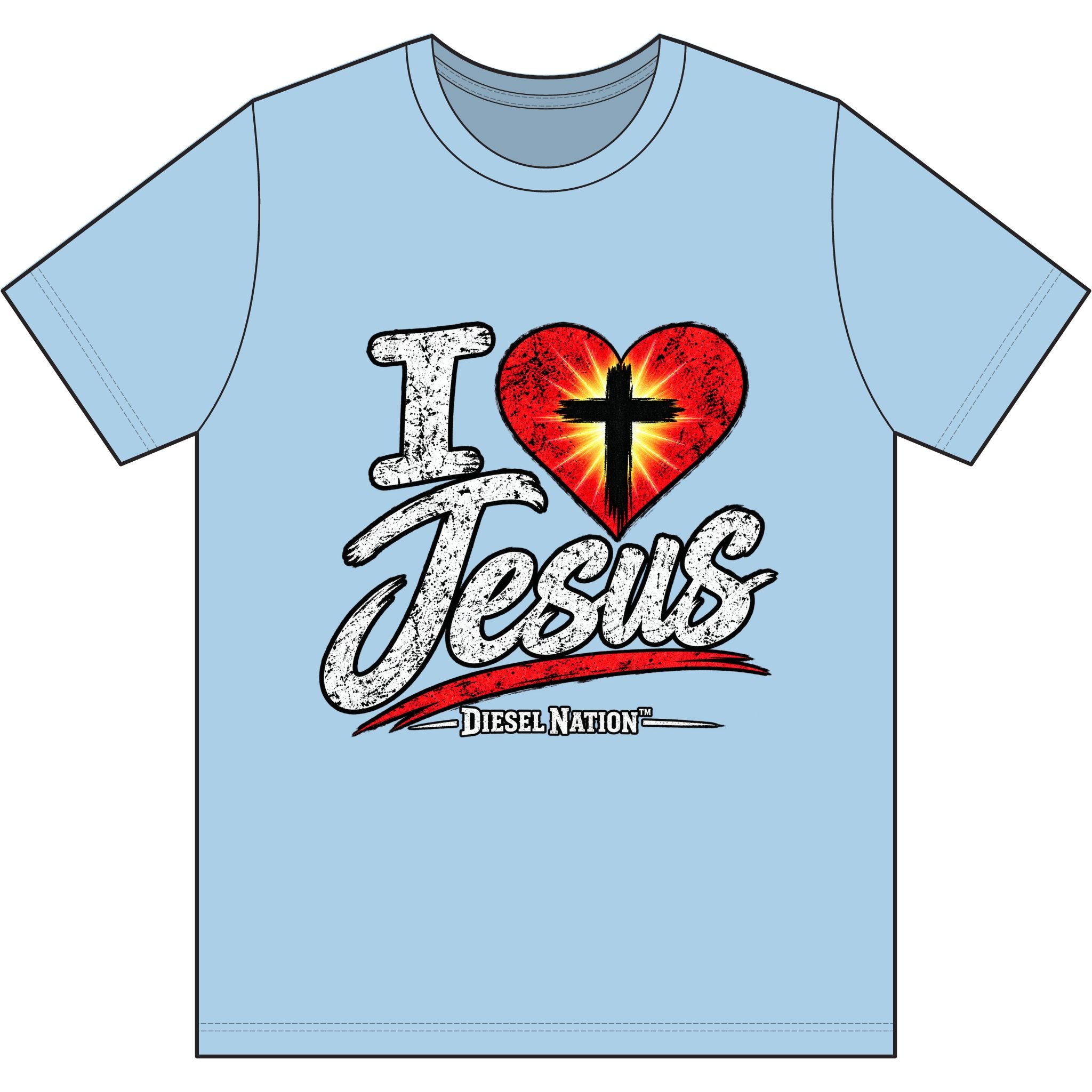 I ❤️ Jesus — Diesel Nation™ Faith T-Shirt