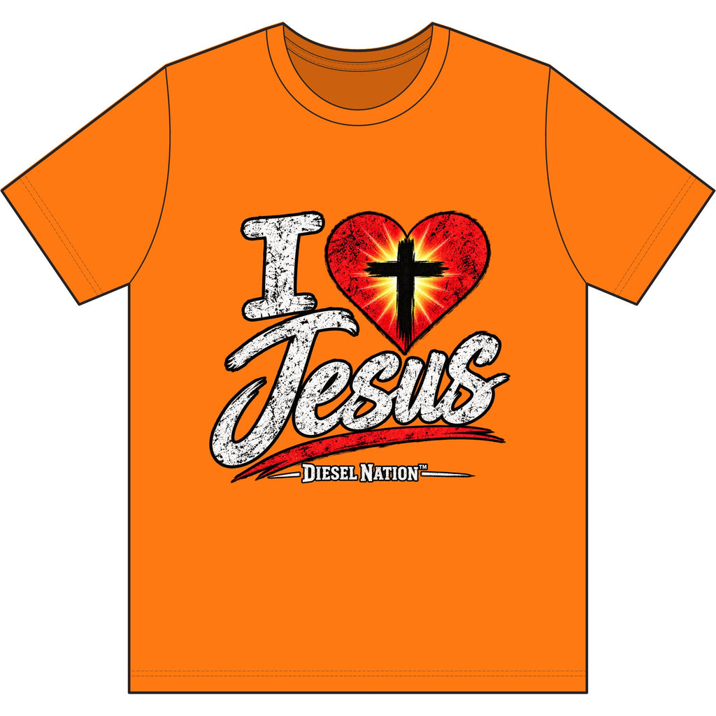 I ❤️ Jesus — Diesel Nation™ Faith T-Shirt