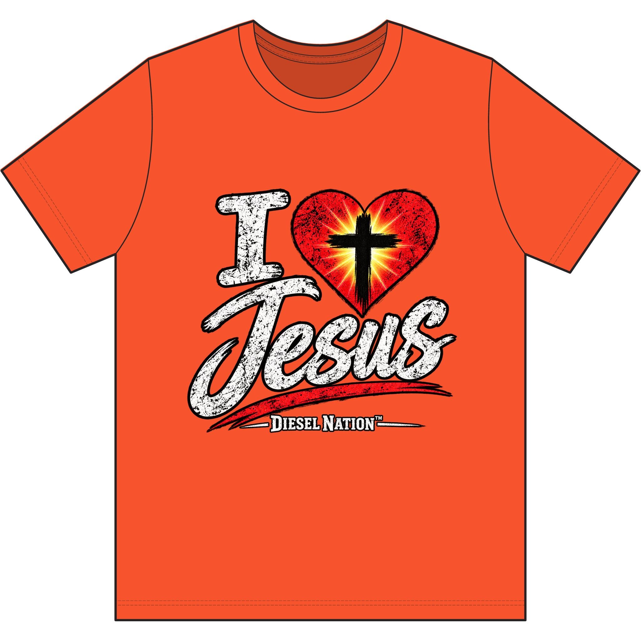 I ❤️ Jesus — Diesel Nation™ Faith T-Shirt