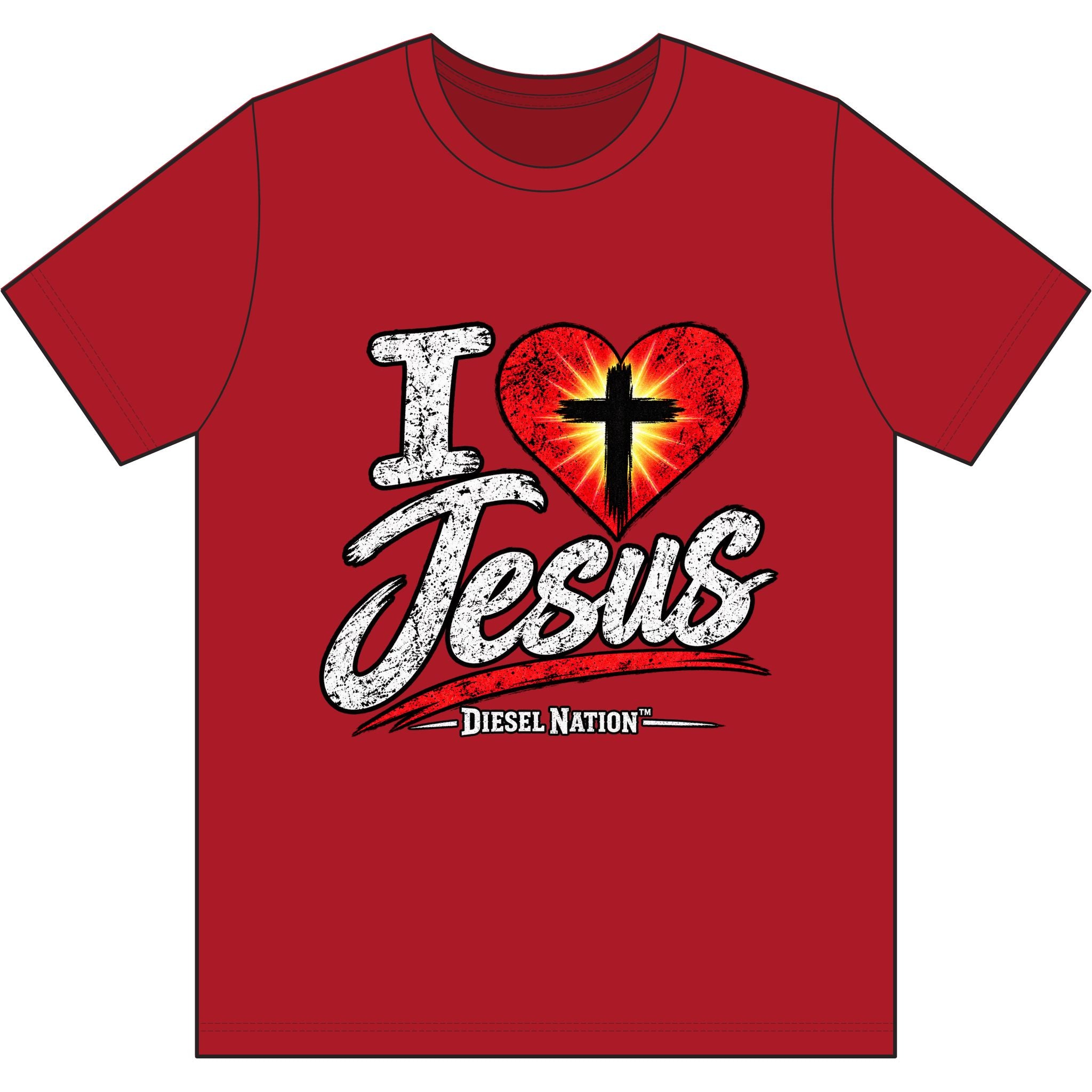 I ❤️ Jesus — Diesel Nation™ Faith T-Shirt
