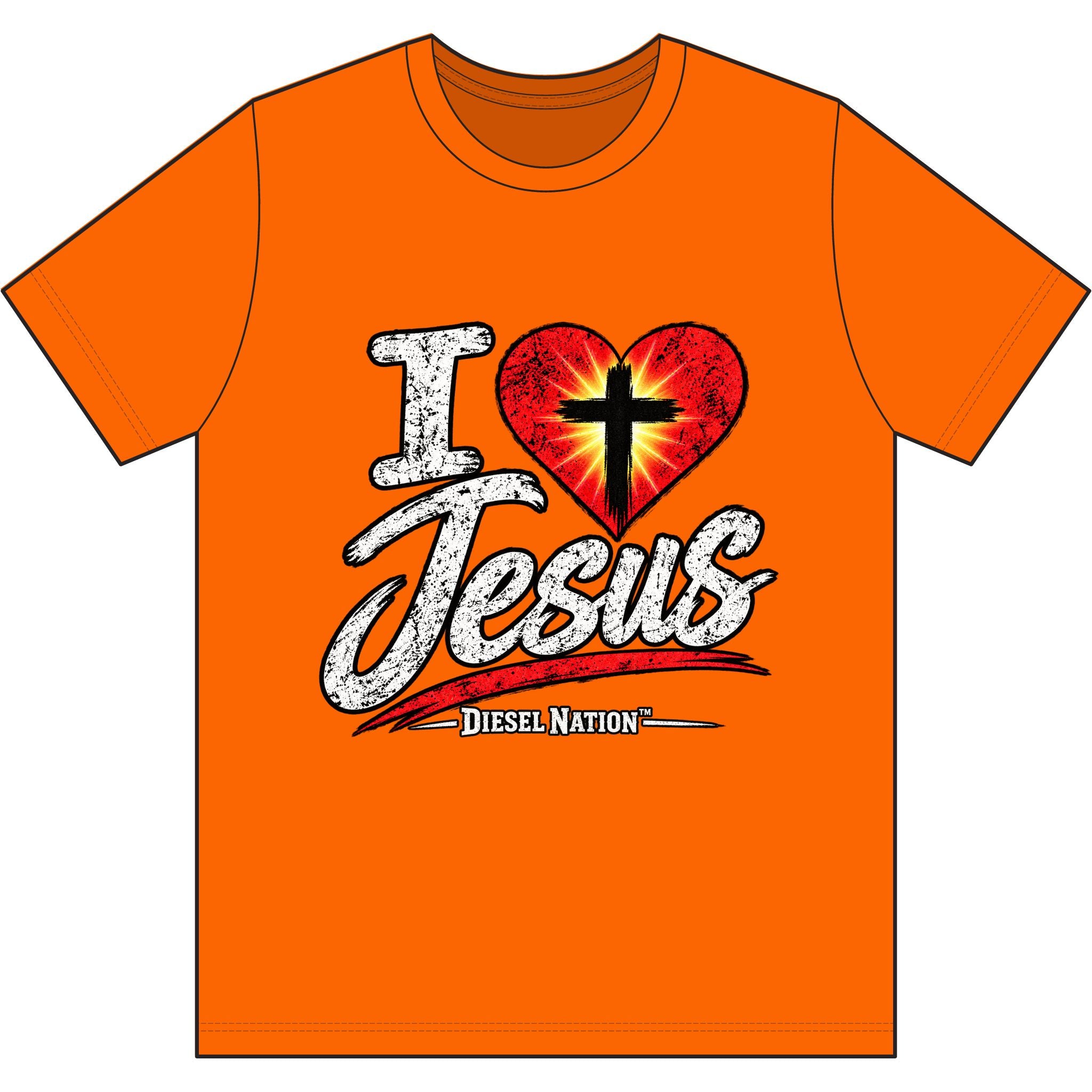 I ❤️ Jesus — Diesel Nation™ Faith T-Shirt
