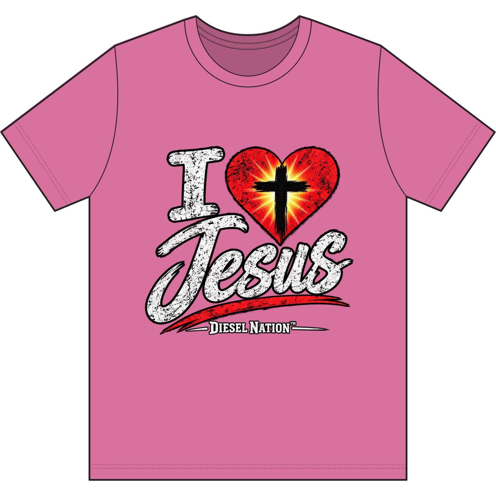 I ❤️ Jesus — Diesel Nation™ Faith T-Shirt