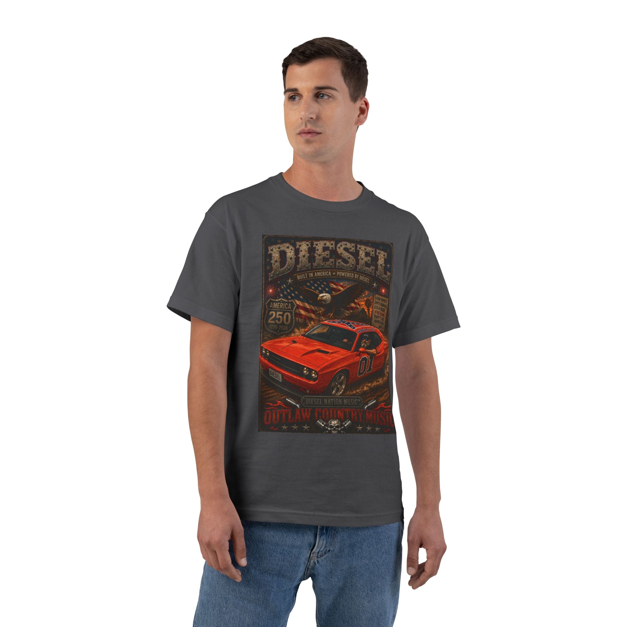 Diesel in His Modern Day General Lee.
