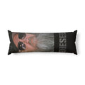 Body Pillow — Diesel Logo & Bearded Biker Face Lumbar Pillow