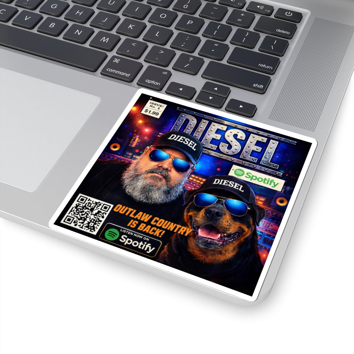 Diesel Issue No. 1 – Outlaw Country Is Back! Official QR Code Sticker