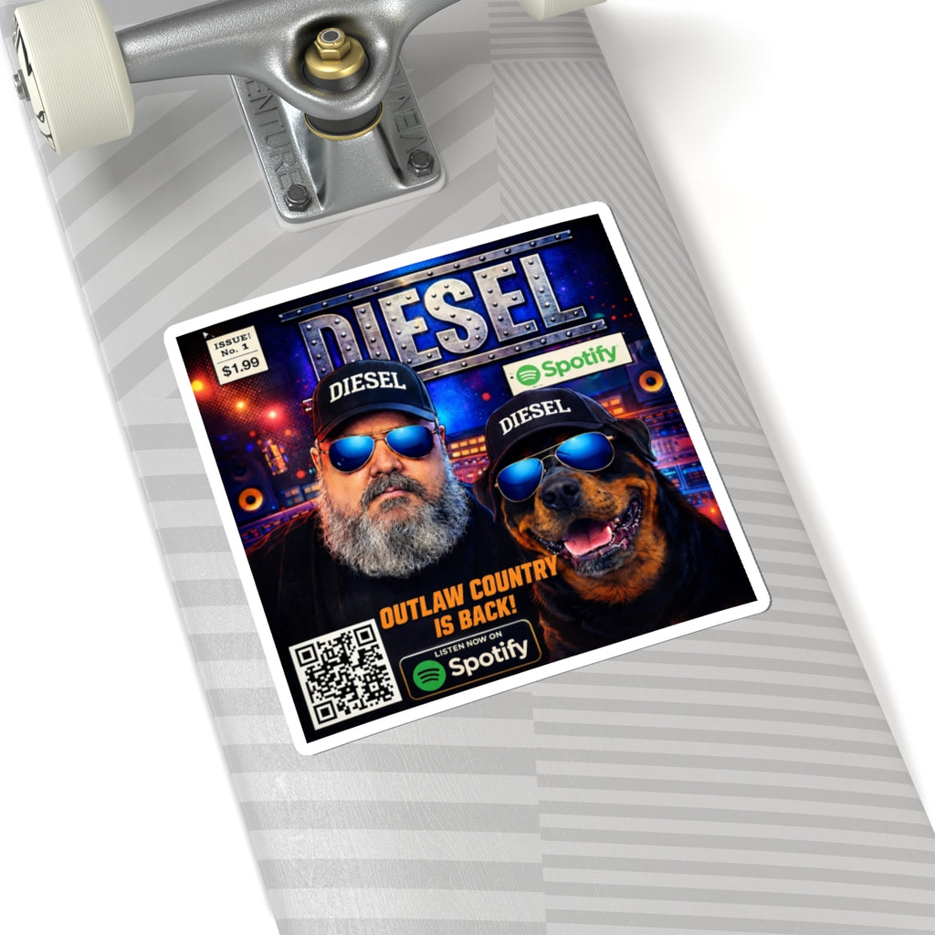 Diesel Issue No. 1 – Outlaw Country Is Back! Official QR Code Sticker