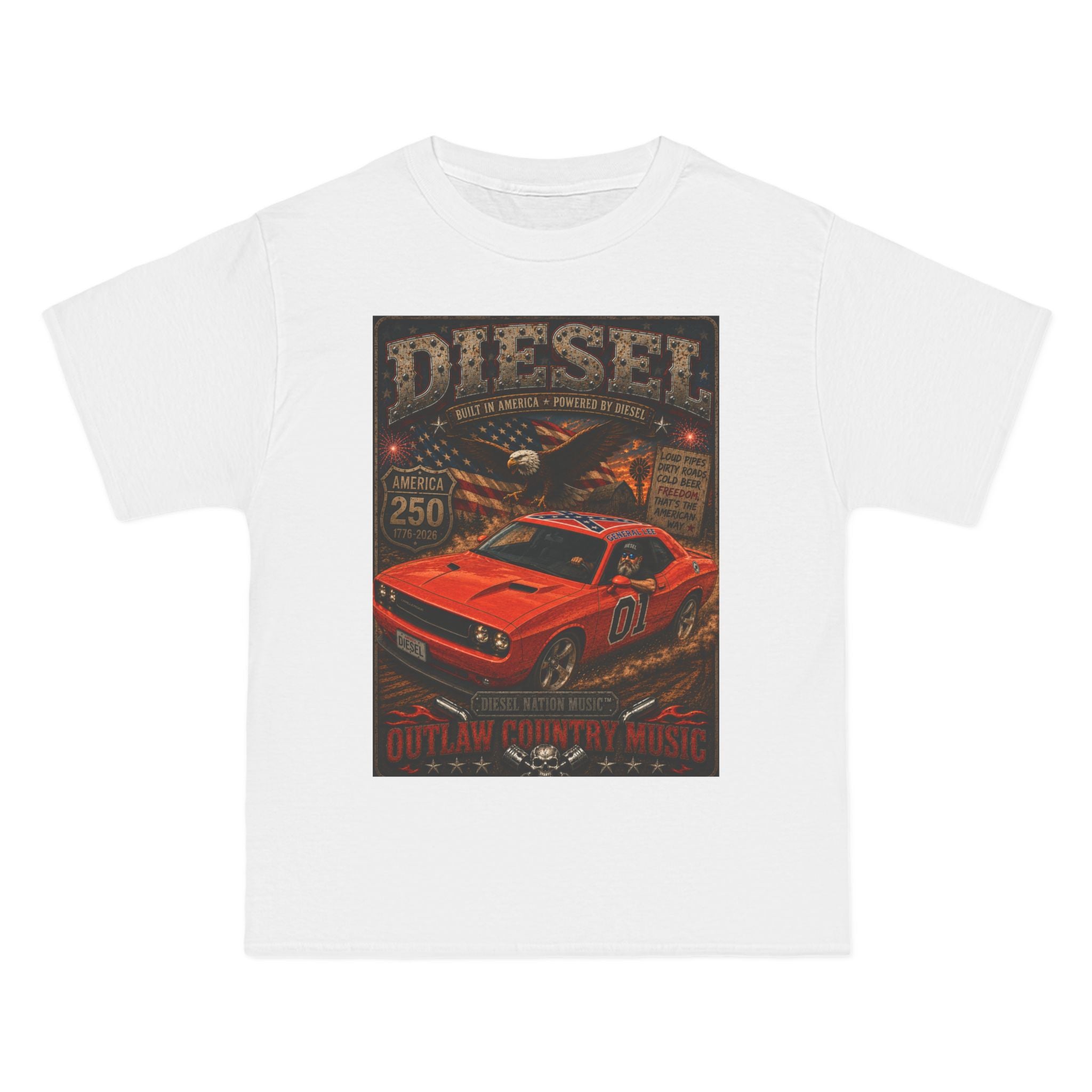 Diesel in His Modern Day General Lee.
