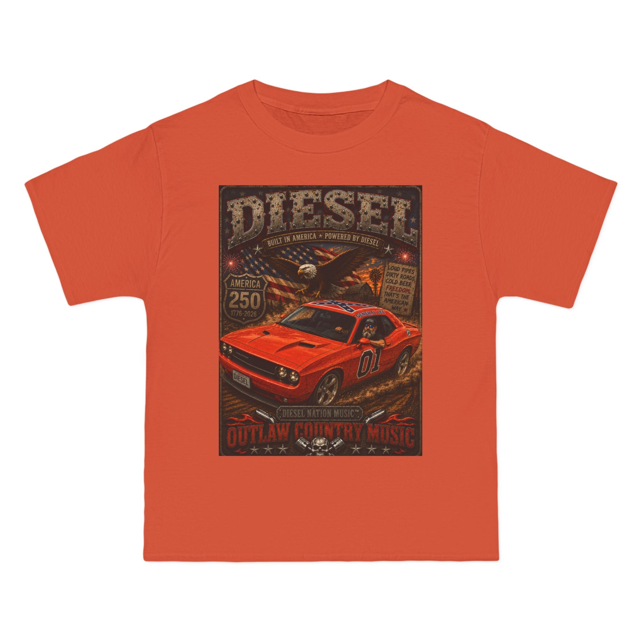 Diesel in His Modern Day General Lee.