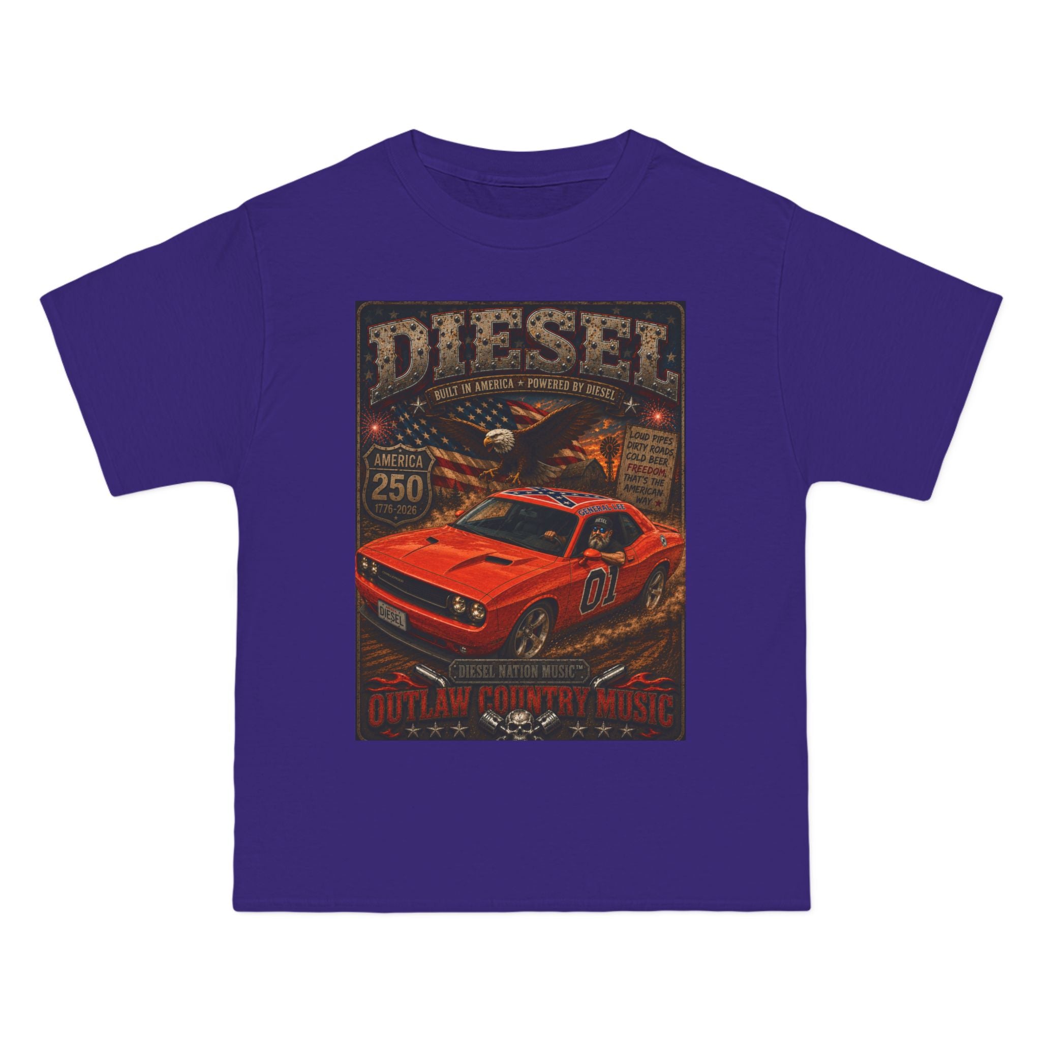 Diesel in His Modern Day General Lee.