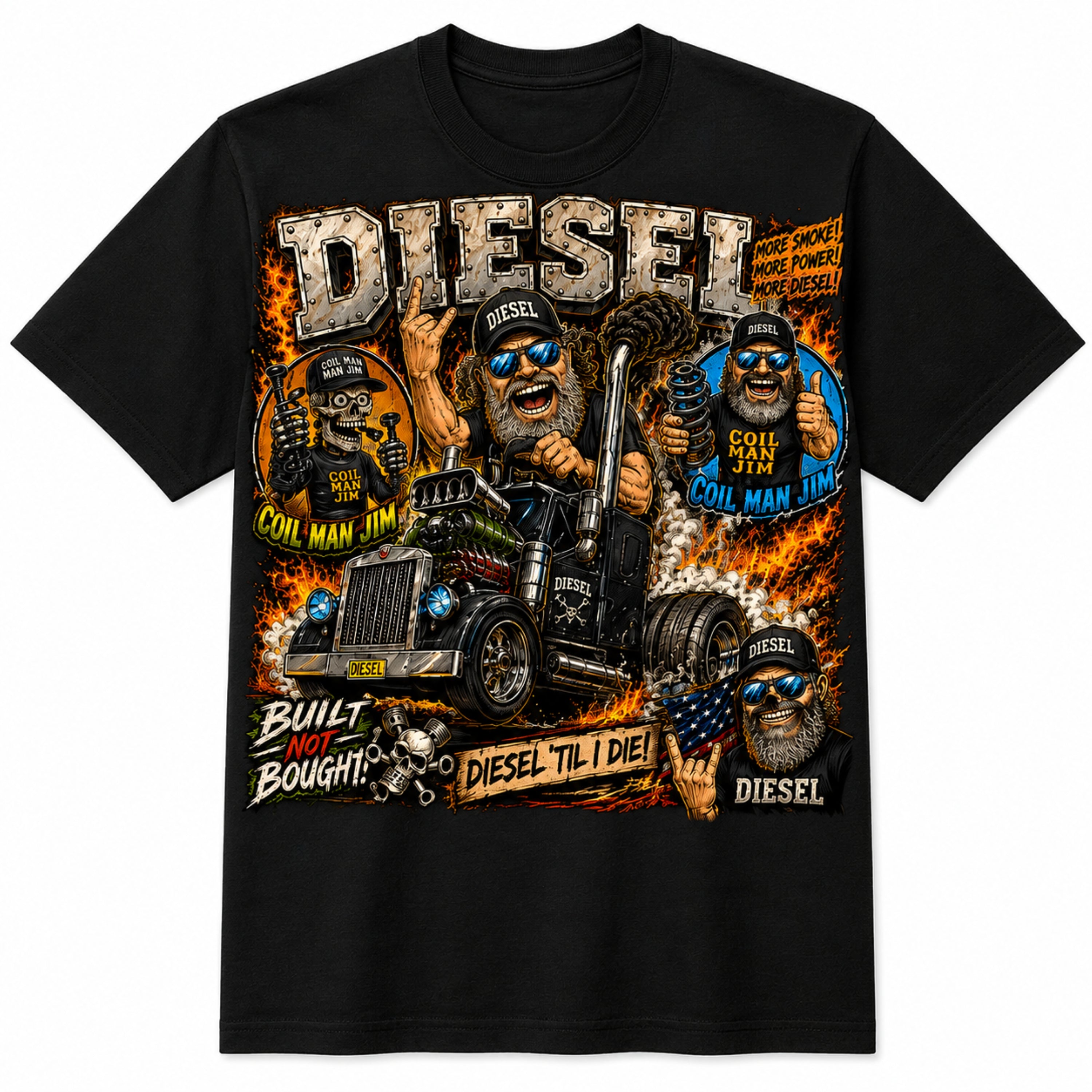 Diesel Out™ Heavy Metal Graphic T-Shirt