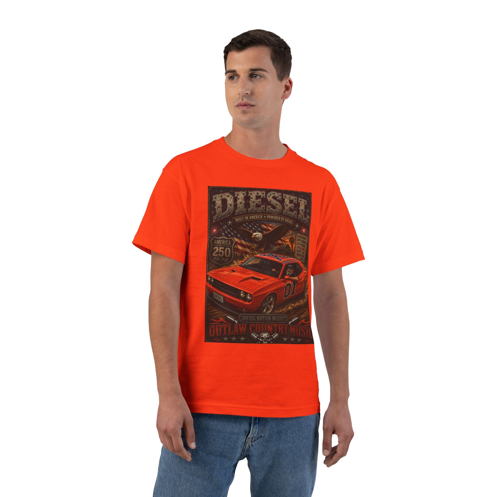 Diesel in His Modern Day General Lee.
