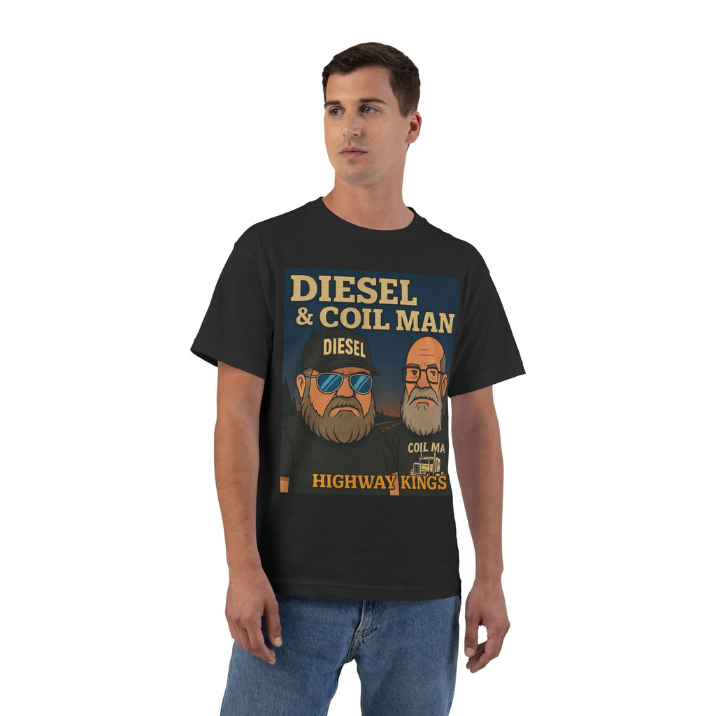 Diesel & Coil Man “Highway Kings” T-Shirt – Trucker Brotherhood Graphic Tee