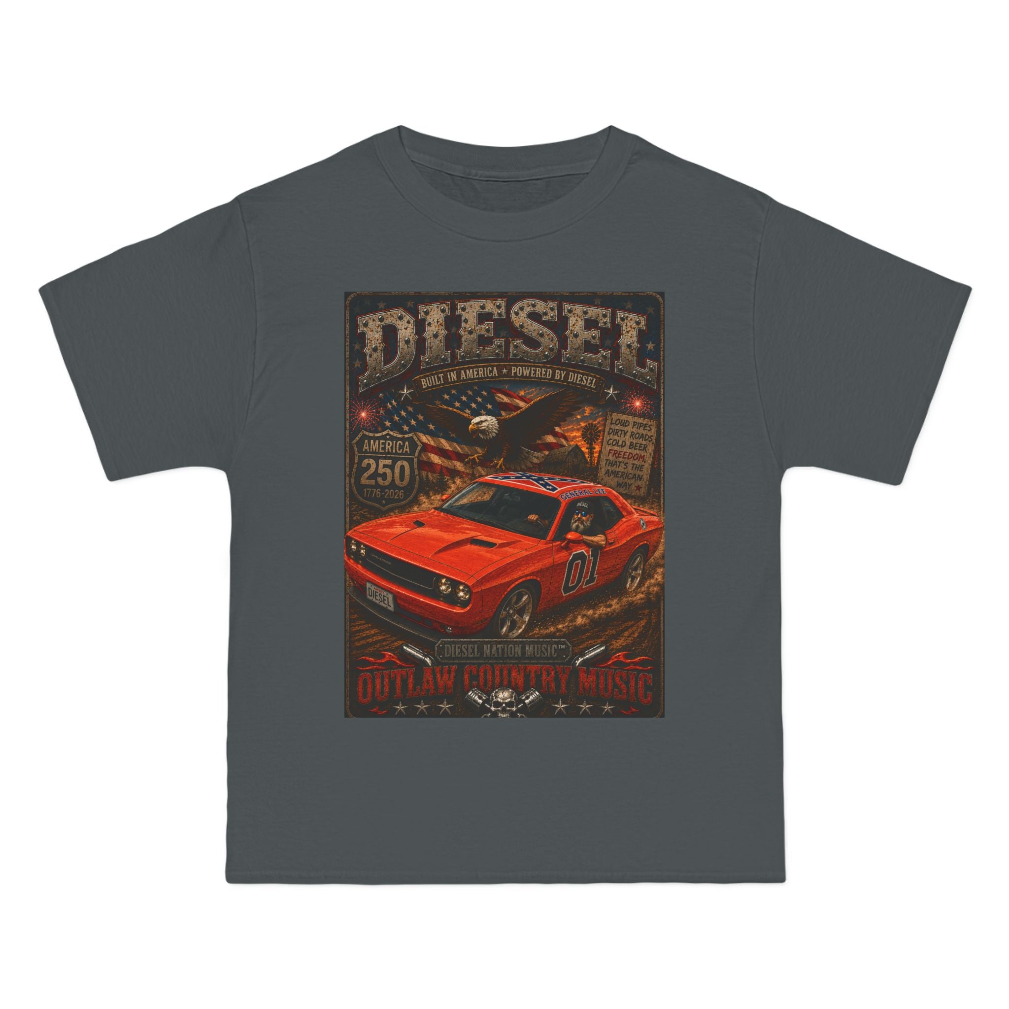 Diesel in His Modern Day General Lee.