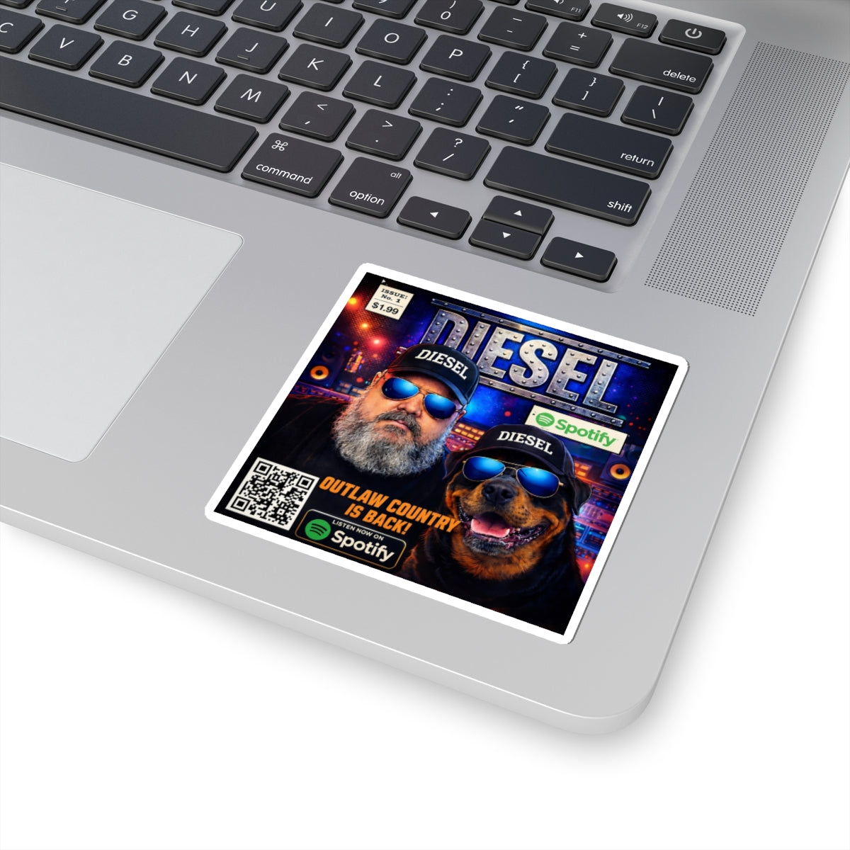 Diesel Issue No. 1 – Outlaw Country Is Back! Official QR Code Sticker