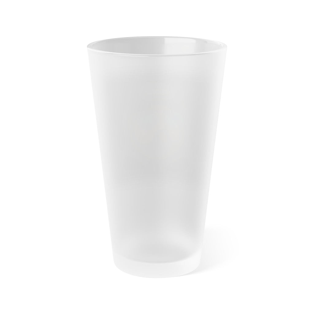 Frosted 16oz Pint Glass – 'DIESEL' Bearded  with Sunglasses