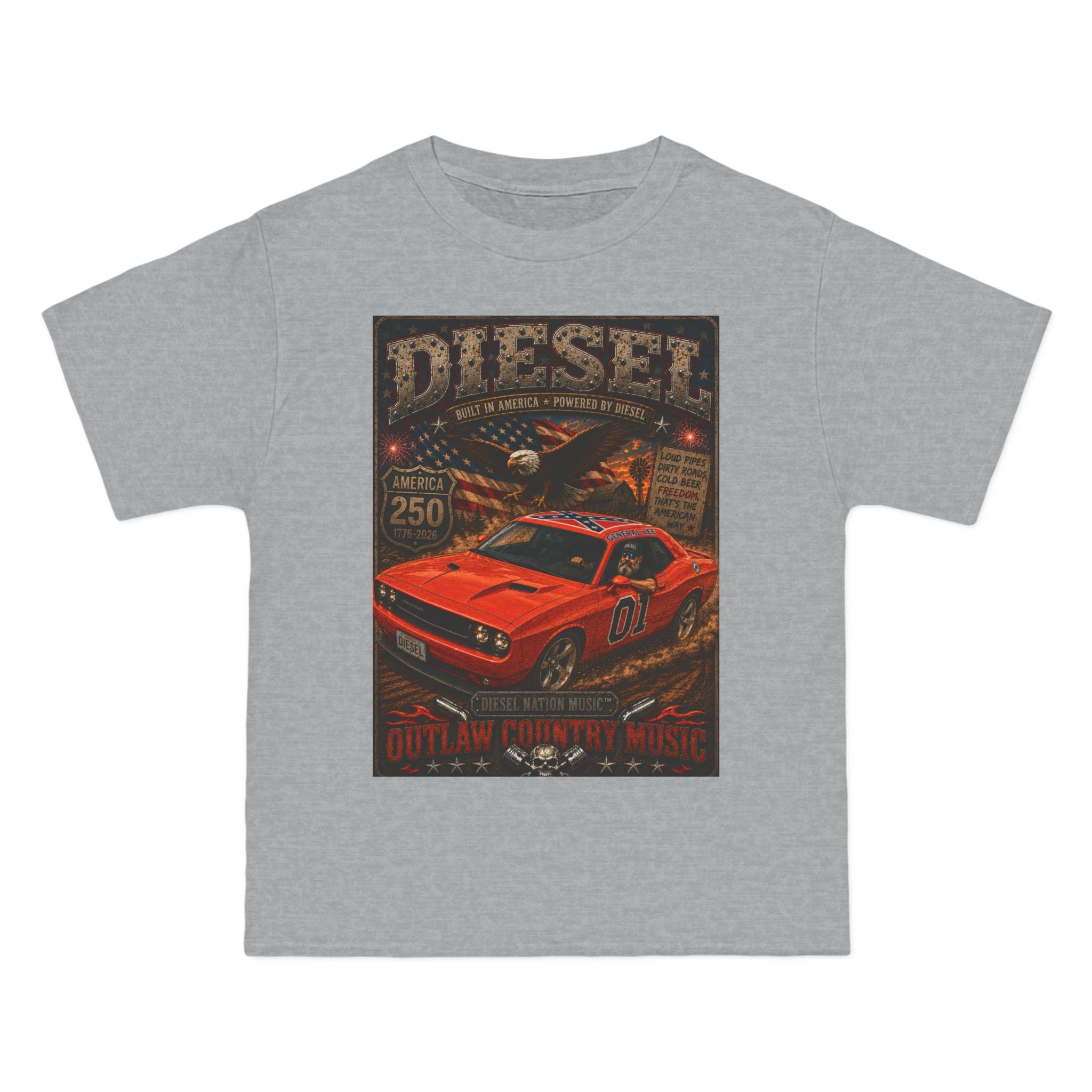 Diesel in His Modern Day General Lee.