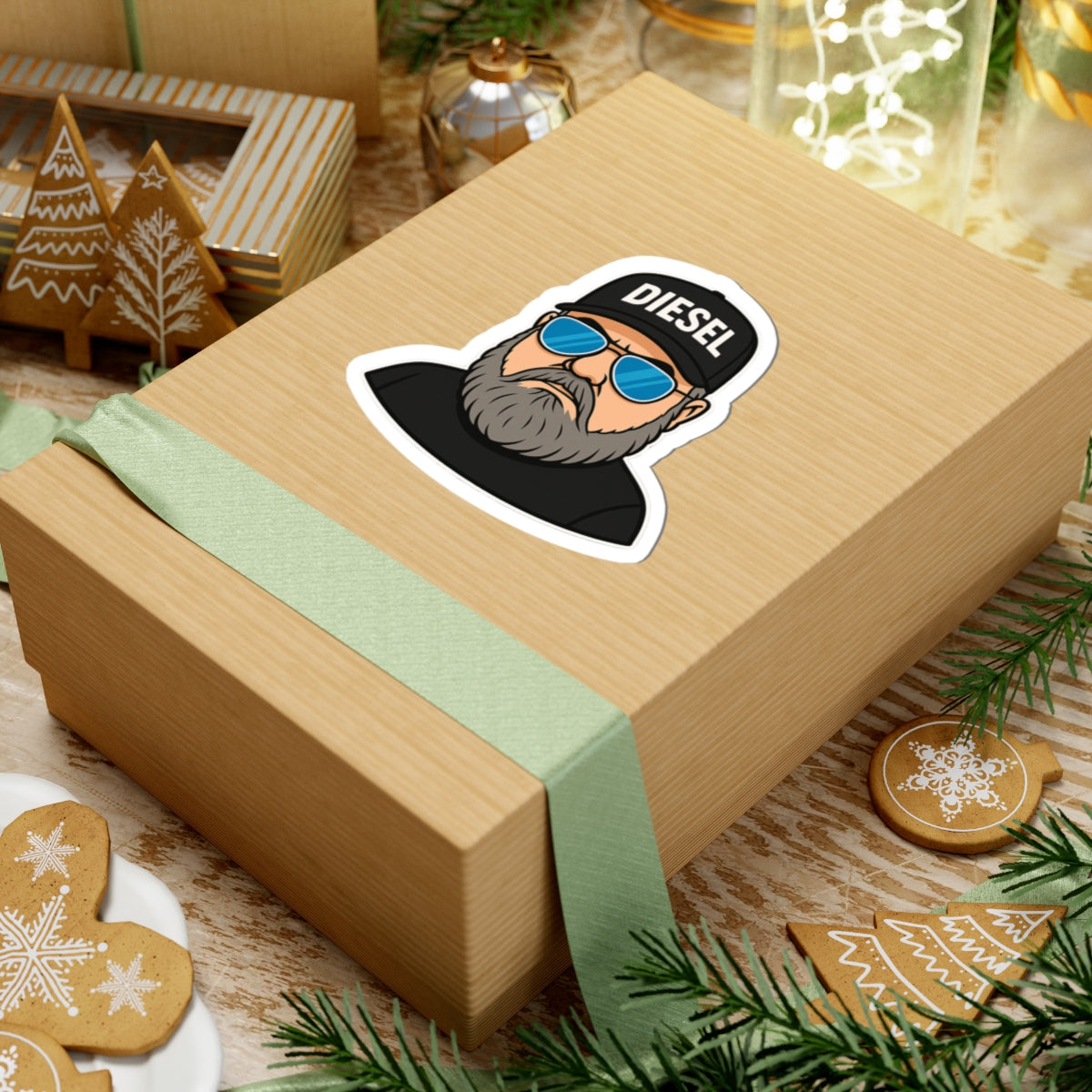 Built for the bold and made for the road, this premium DIESEL kiss-cut sticker features a rugged bearded outlaw character rocking the signature DIESEL cap and blue shades. Perfect for truckers, bikers, country rebels, hardworking dads, and anyone living t