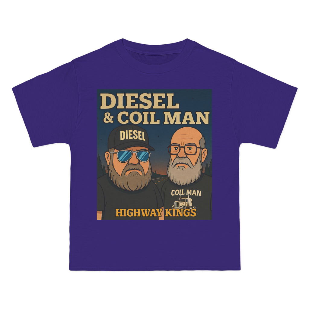Diesel & Coil Man “Highway Kings” T-Shirt – Trucker Brotherhood Graphic Tee