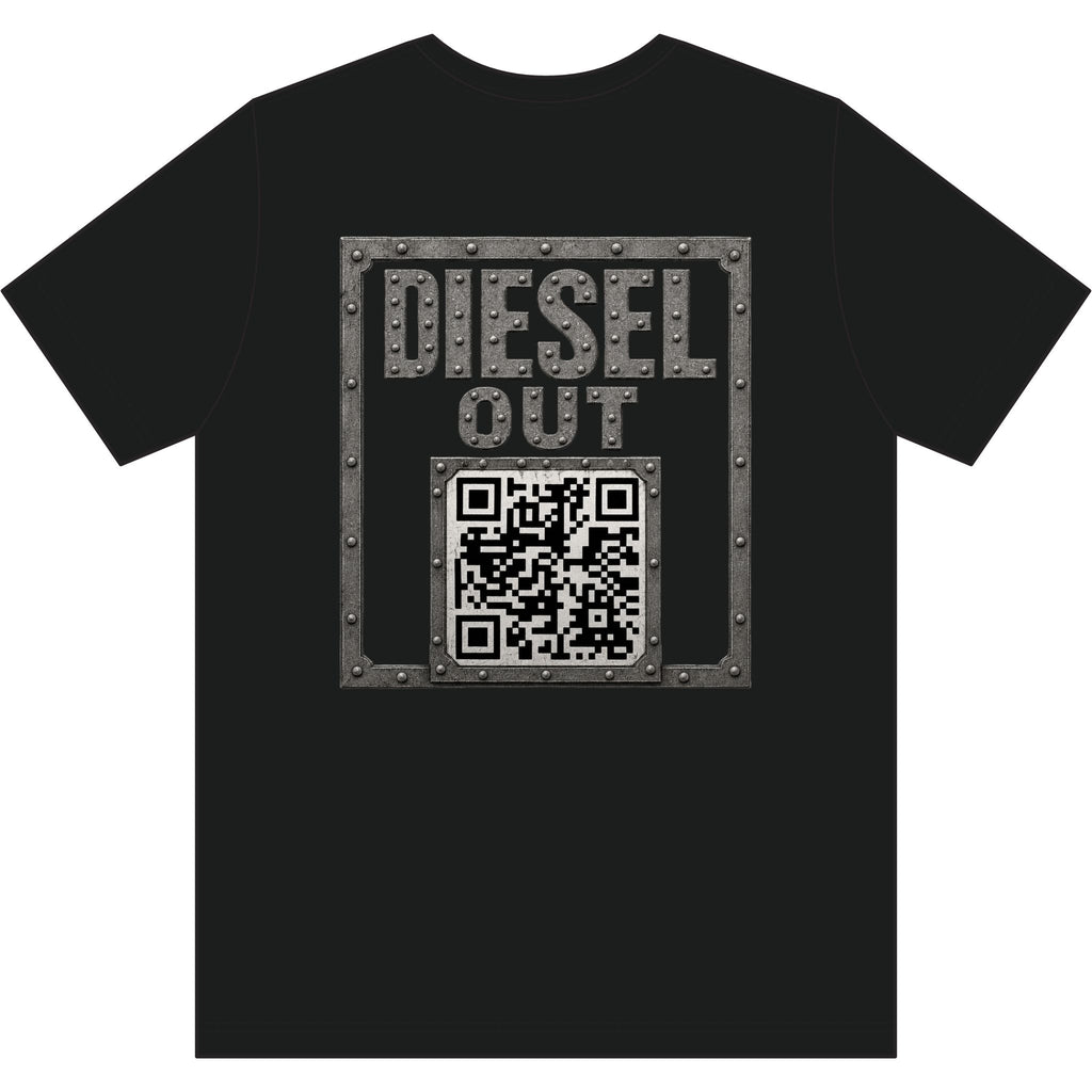 Diesel – Steel, Smoke & Freedom | Trucker & Biker Graphic T-Shirt