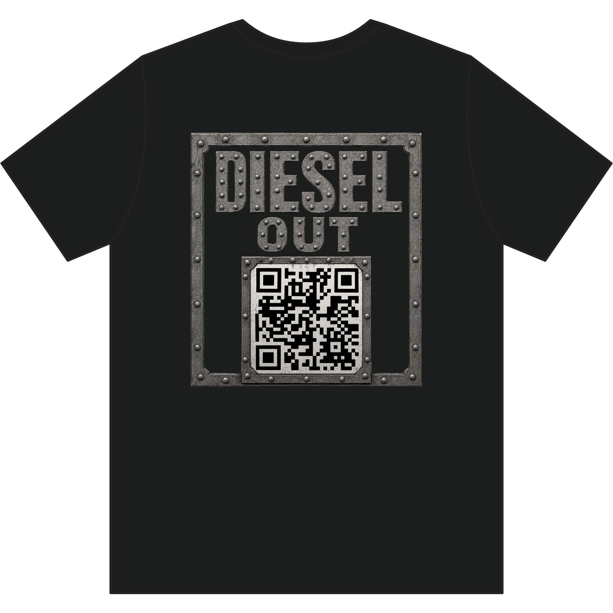 Diesel – Steel, Smoke & Freedom | Trucker & Biker Graphic T-Shirt