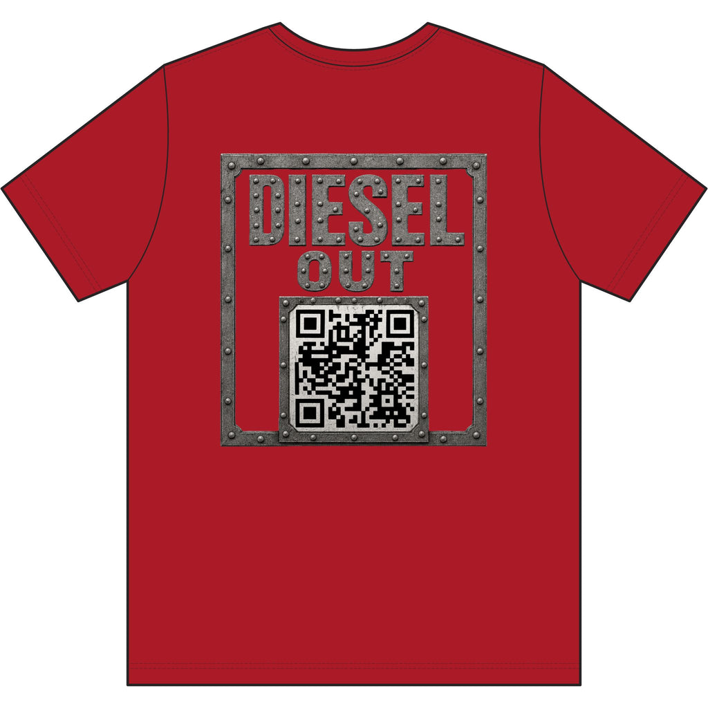 Diesel – Steel, Smoke & Freedom | Trucker & Biker Graphic T-Shirt