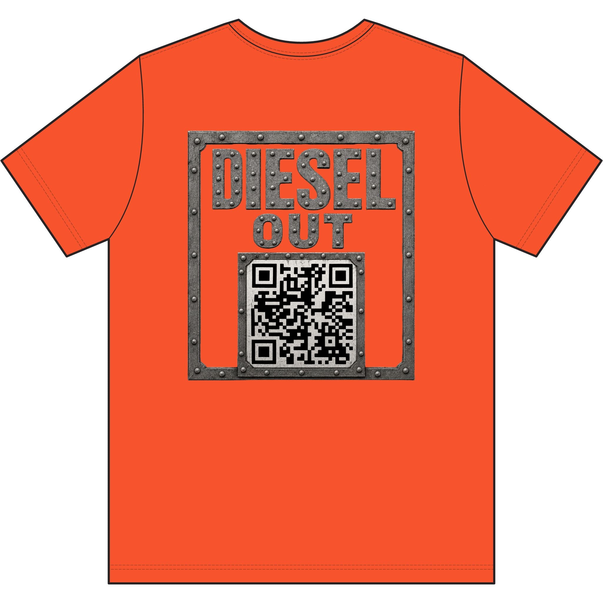 Diesel – Steel, Smoke & Freedom | Trucker & Biker Graphic T-Shirt