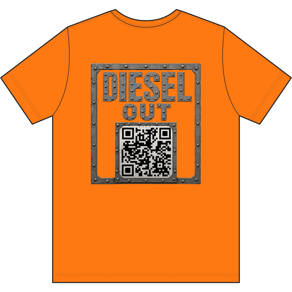 Diesel – Steel, Smoke & Freedom | Trucker & Biker Graphic T-Shirt