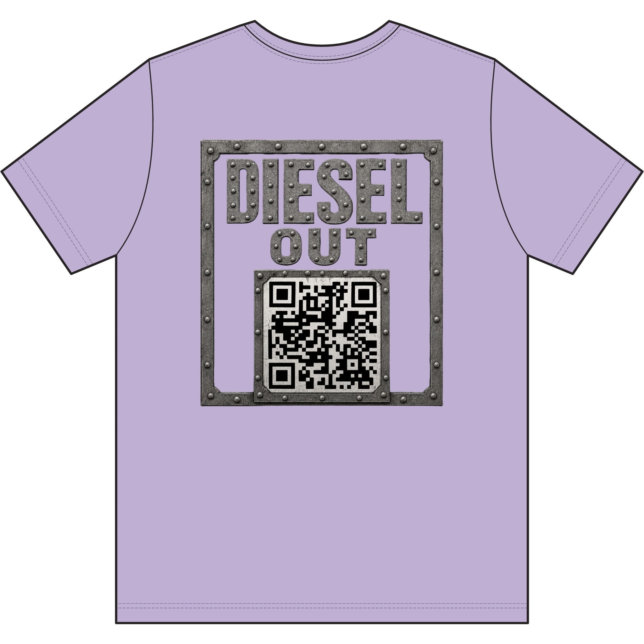 Diesel – Steel, Smoke & Freedom | Trucker & Biker Graphic T-Shirt