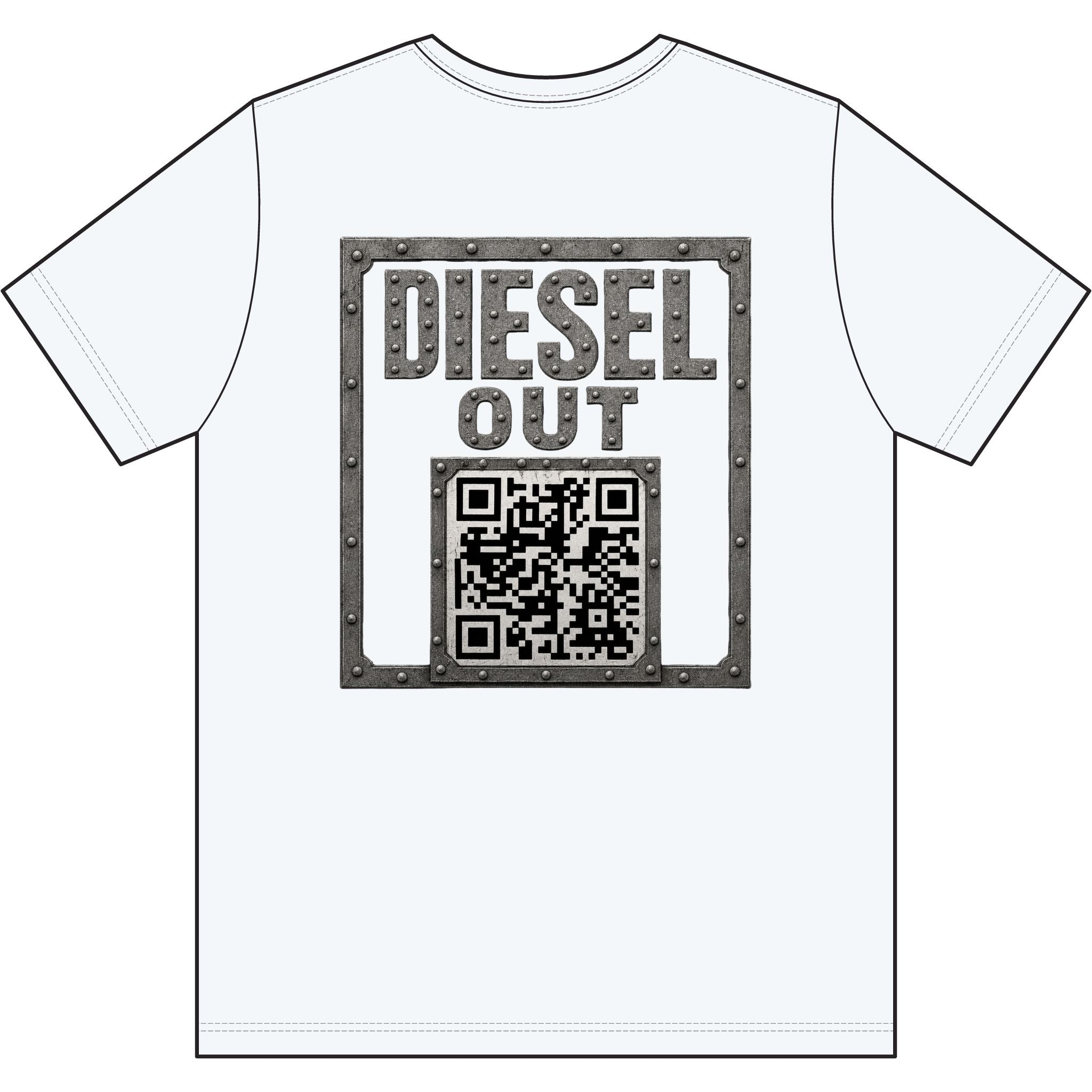 Diesel – Steel, Smoke & Freedom | Trucker & Biker Graphic T-Shirt