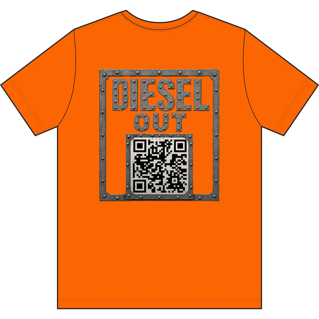 Diesel – Steel, Smoke & Freedom | Trucker & Biker Graphic T-Shirt