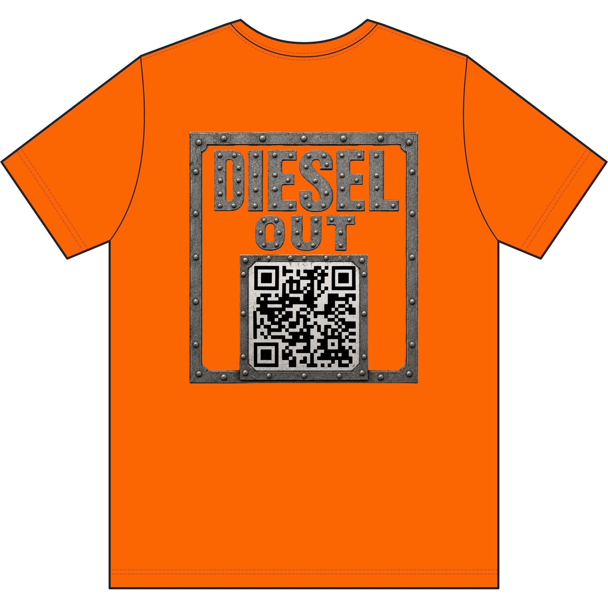 Diesel – Steel, Smoke & Freedom | Trucker & Biker Graphic T-Shirt