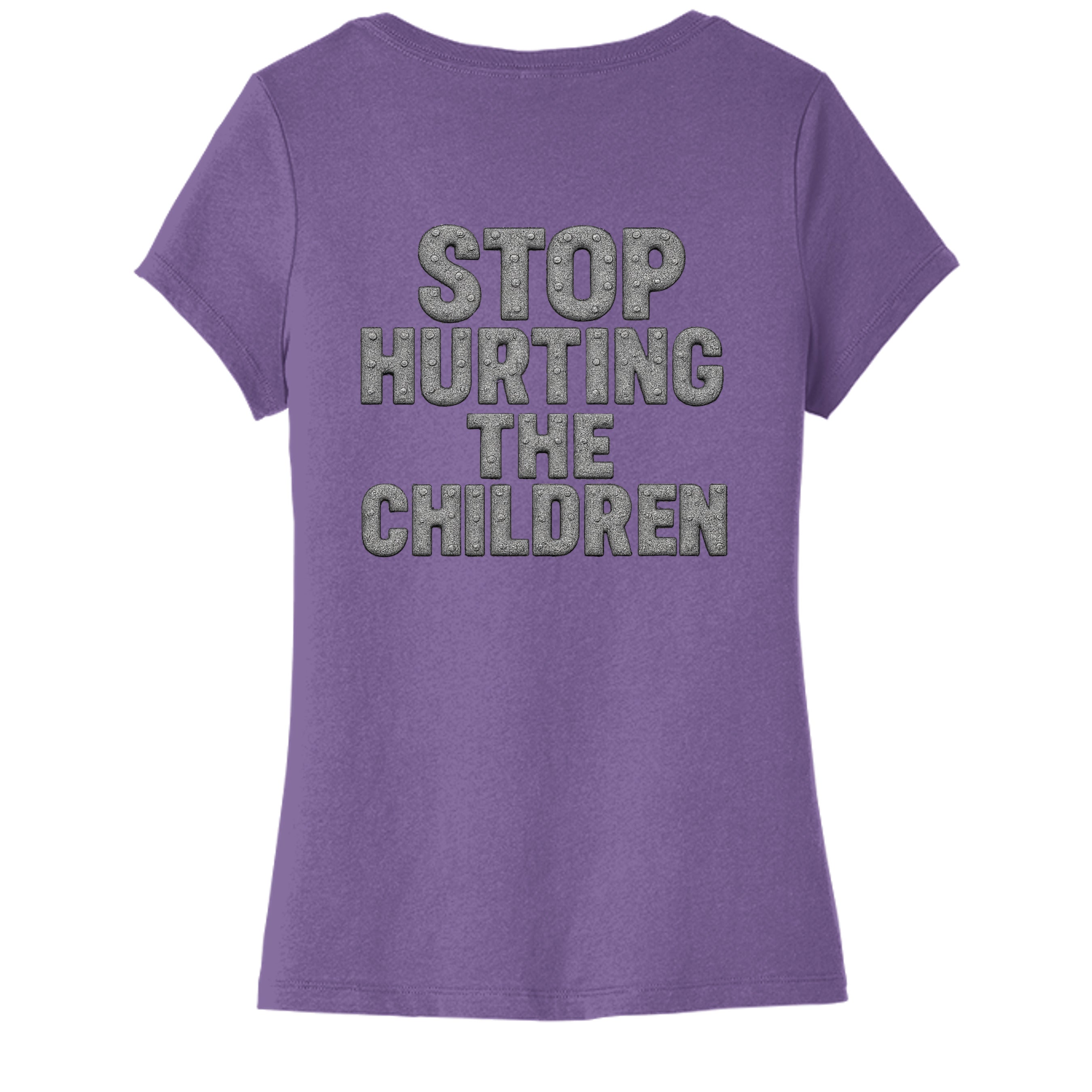 Heathered Purple - DT6503 - BACK
